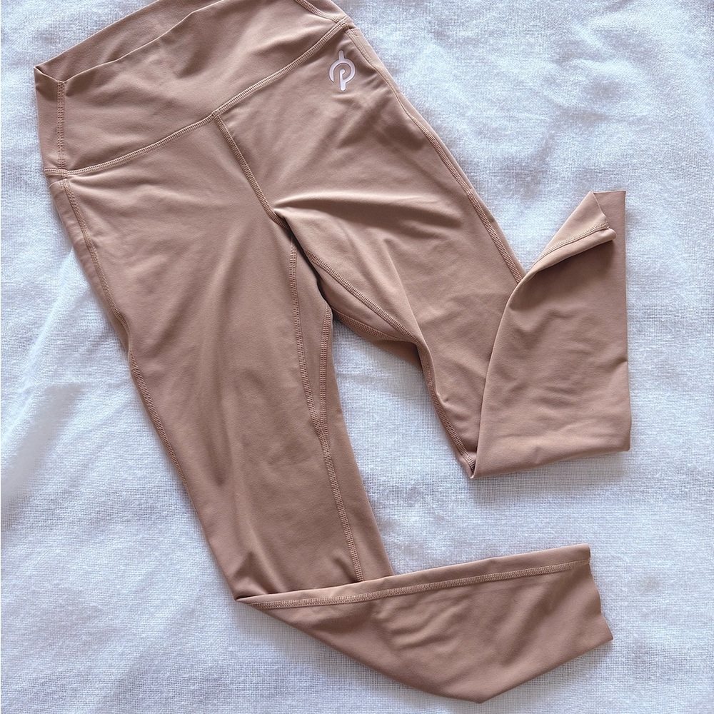 Peloton High-Waisted Leggings Taupe - Picture 2 of 5